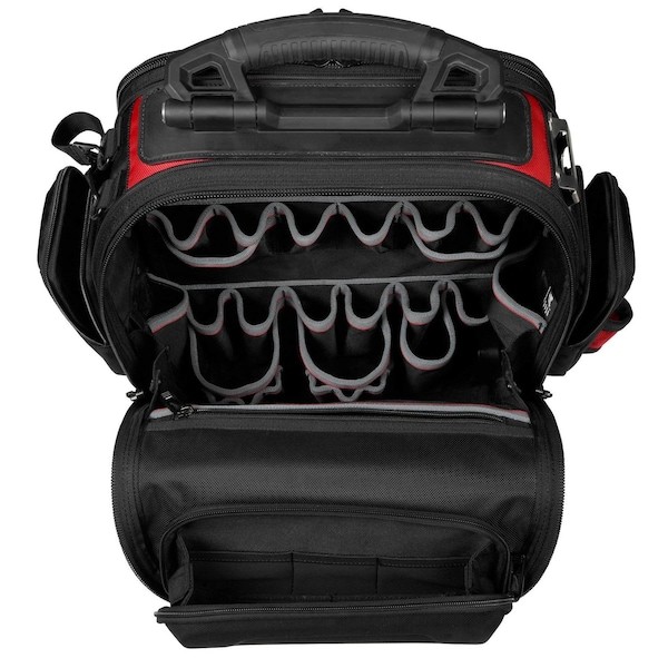 Milwaukee Tool 48-22-8303 Tool Backpack, Red, Polyester, 42 Pockets