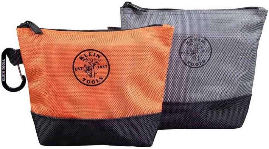 Tough Orange/Black Utility Bags: Klein Tools 55470 – 2-Pack for Professionals