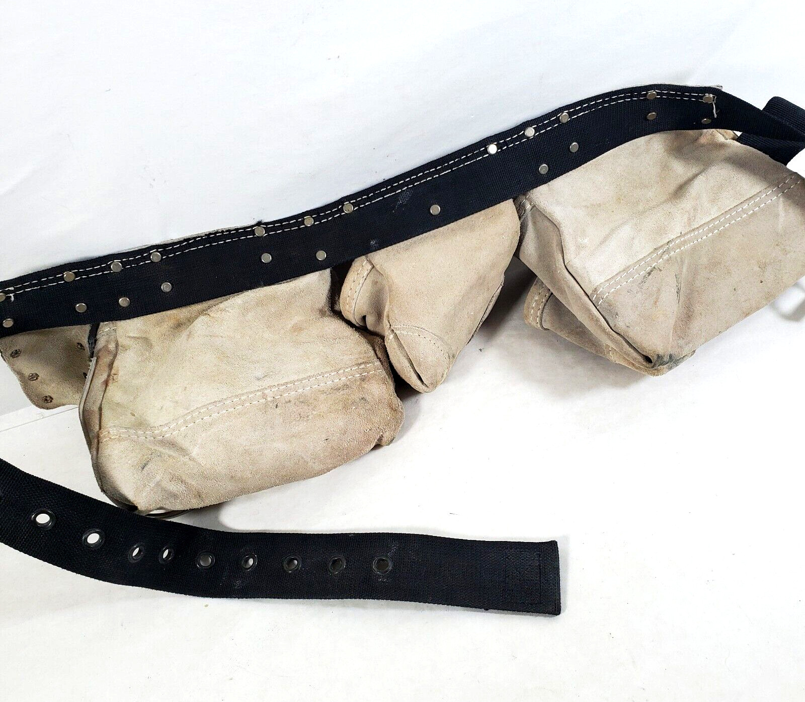 AWP Suede Leather Tool Belt Tan Belted 54″ General Construction Apron 1LS-195