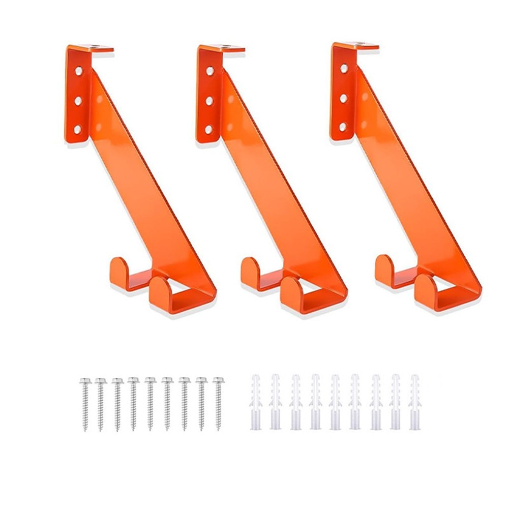 Wall Mount Heavy Duty 3in1 Chainsaw Holder Organizer for Multiple Tool Types