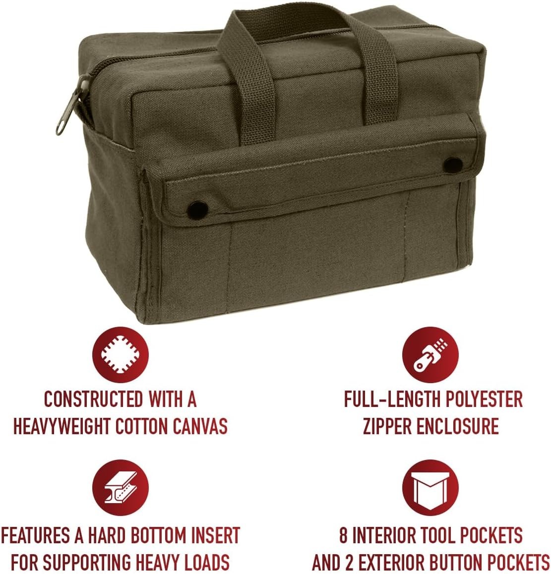 Desert Digital Camo Heavyweight Military Mechanics Standard Tool Bag 11 X 7 X 6