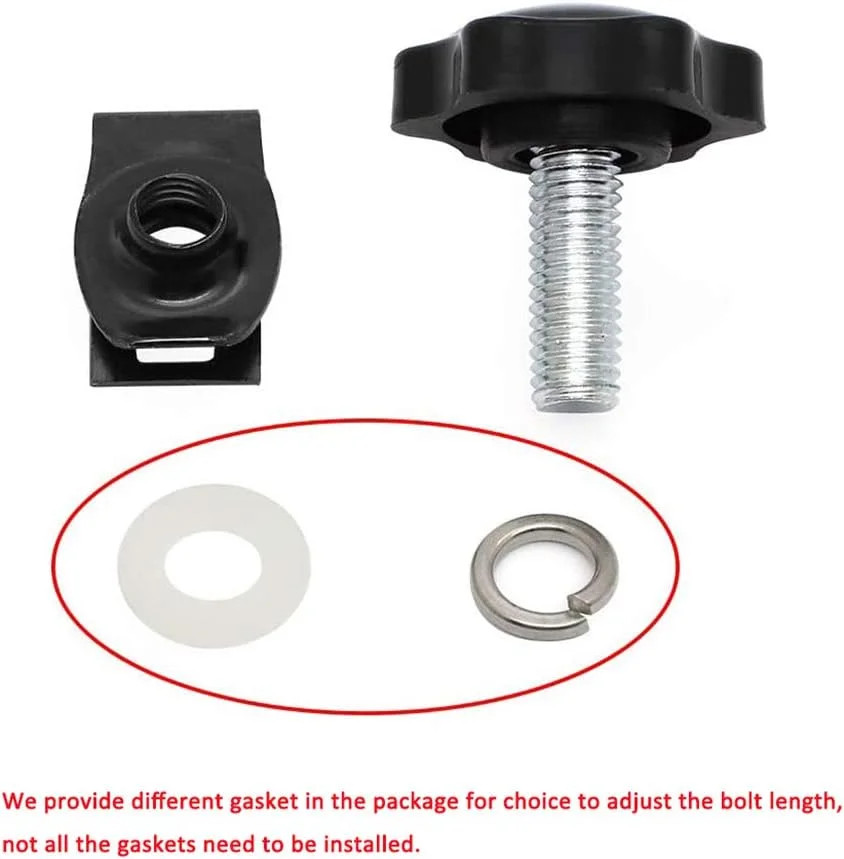 Black Hardbagger Security Theft Deterrent Saddlebag Locks Mounting Hardware Fit