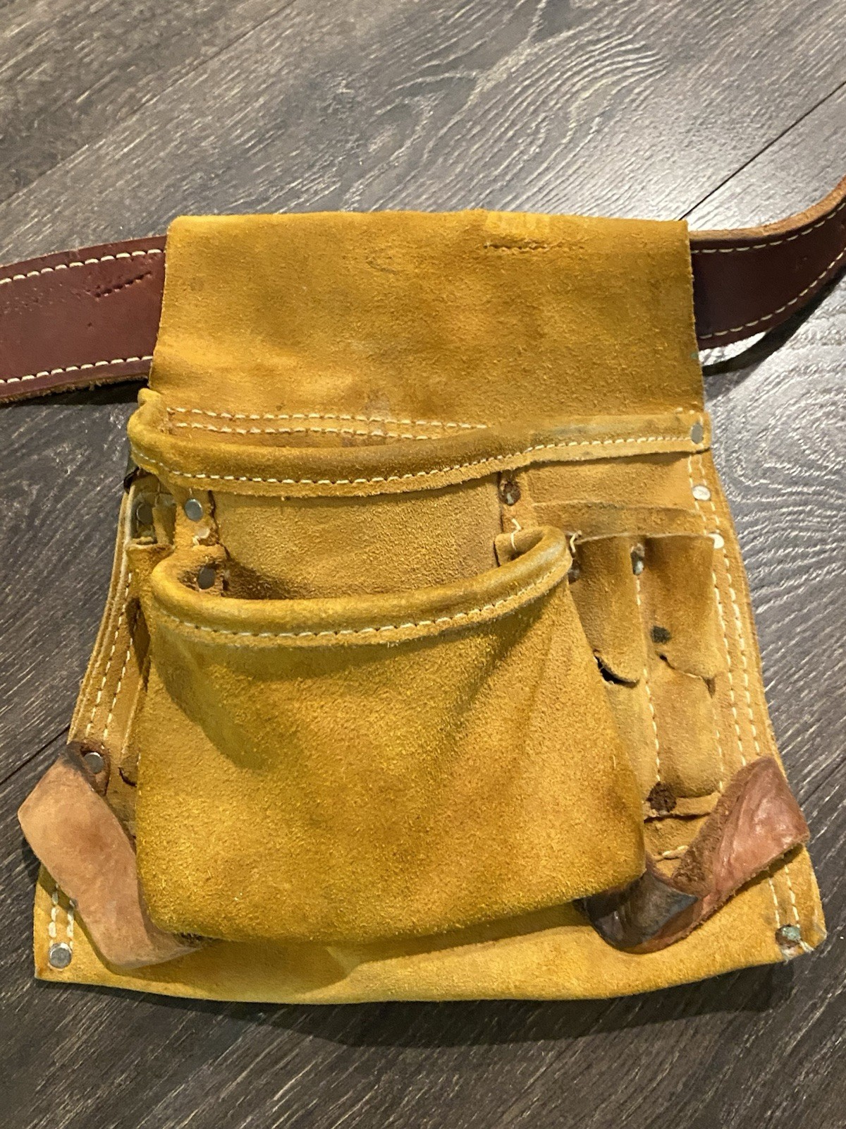 Occidental Leather Tool Belt XL With Hammer Loop Holder W/ Various Pouches *READ