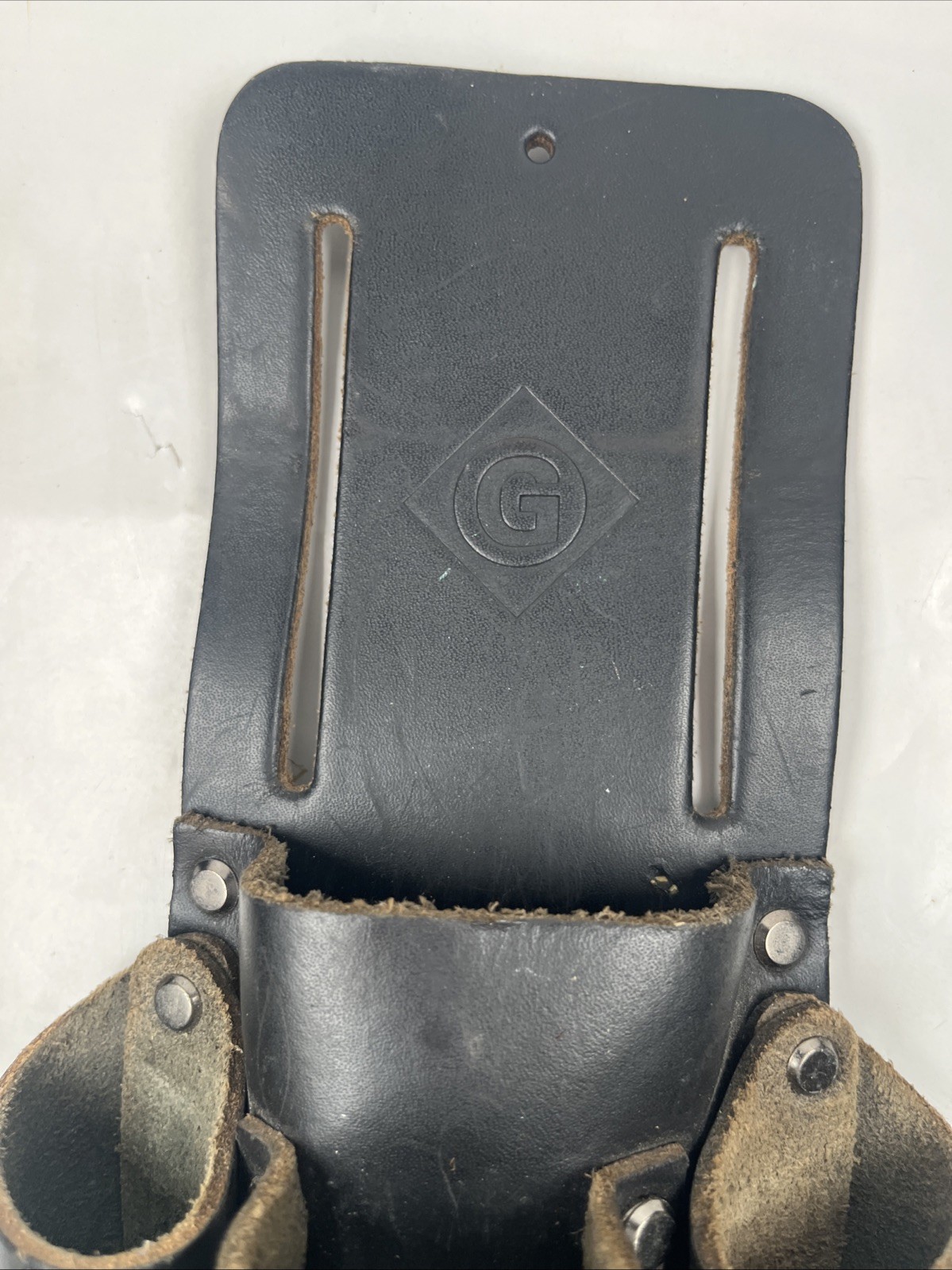 Greenlee Leather Electrician Tool Pouch Belt Holster R Pocket Lineman Holder