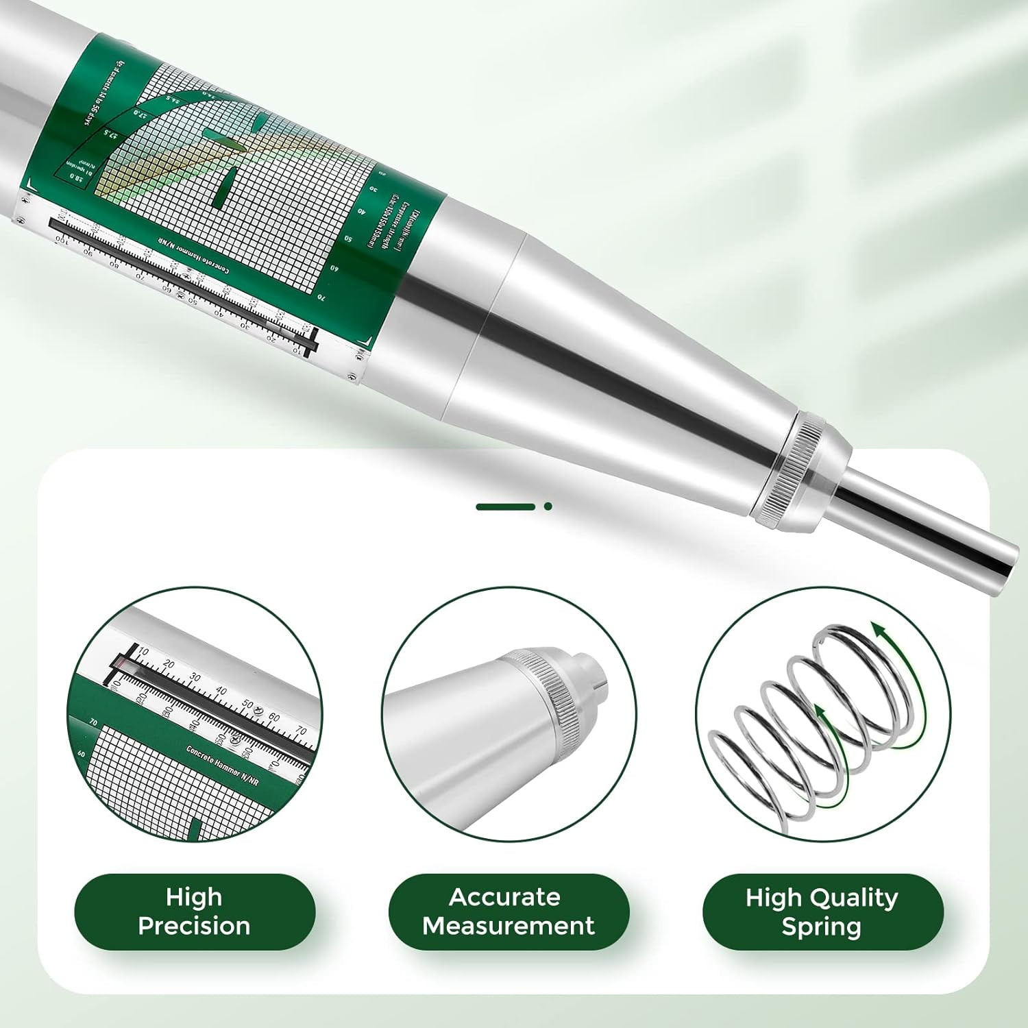 Schmidt Hammer Concrete Rebound Tester for Accurate Strength Measurement