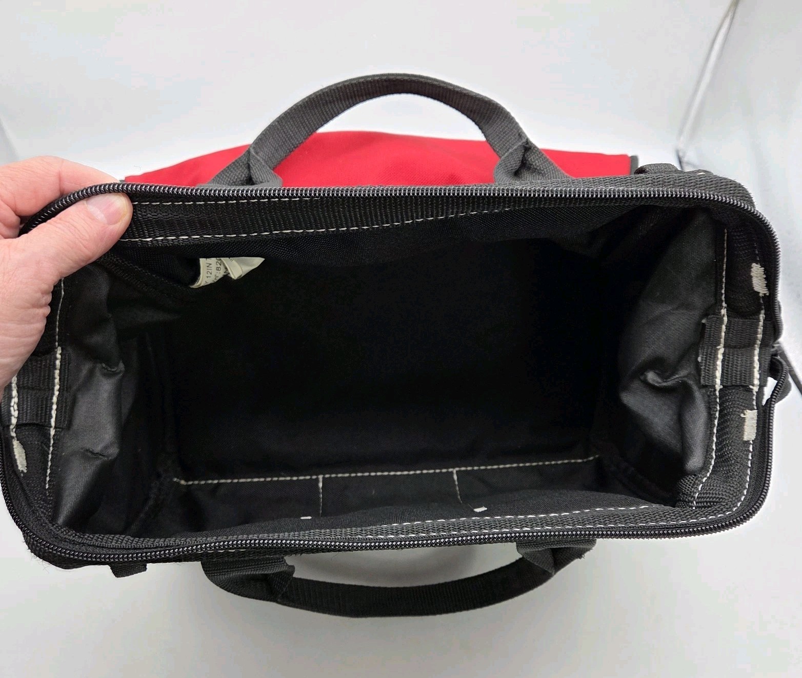 Husky 82004N11 12 in. Tool Bag Storage Organizer Carrying Case Zip Closure