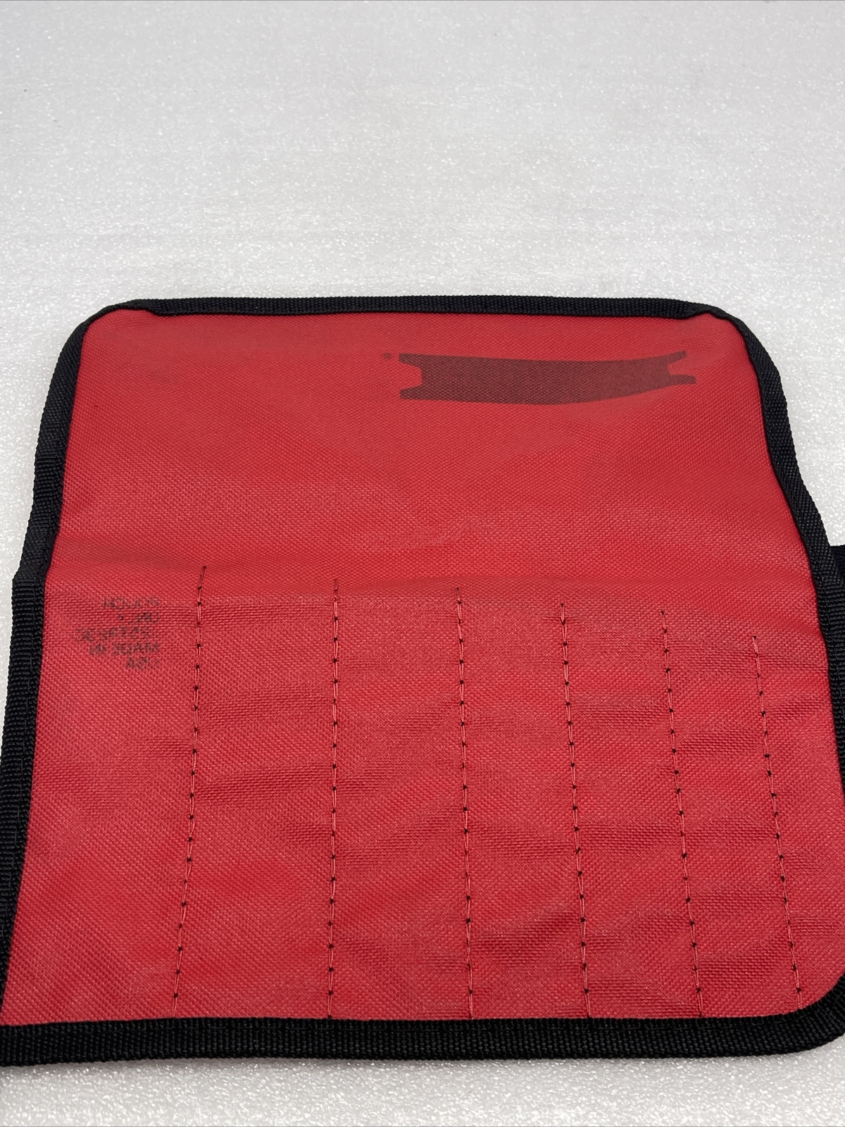 Proto J25TR23C Red Canvas 7 Pocket Tool Holder For J86BS2 Cold Chisels, New