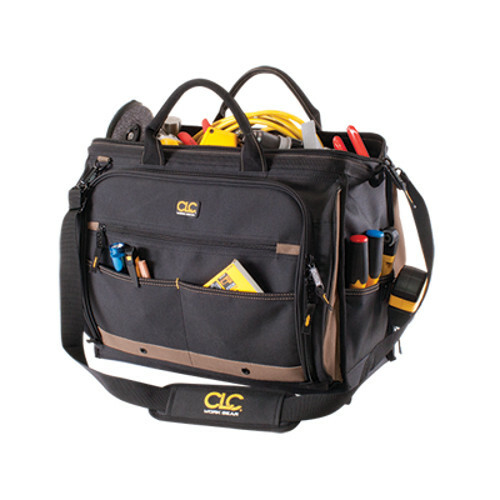 CLC 1539 – 58 Pocket Large 18″ Multi-Compartment Tool Bag Carrier Shoulder Strap