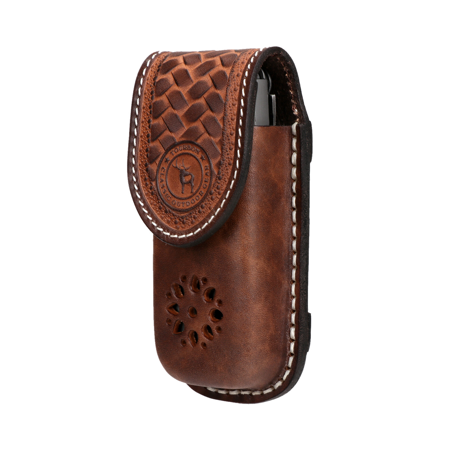 Tourbon Pocket Knife Carry Sheath Knives Storage Belt Case EDC