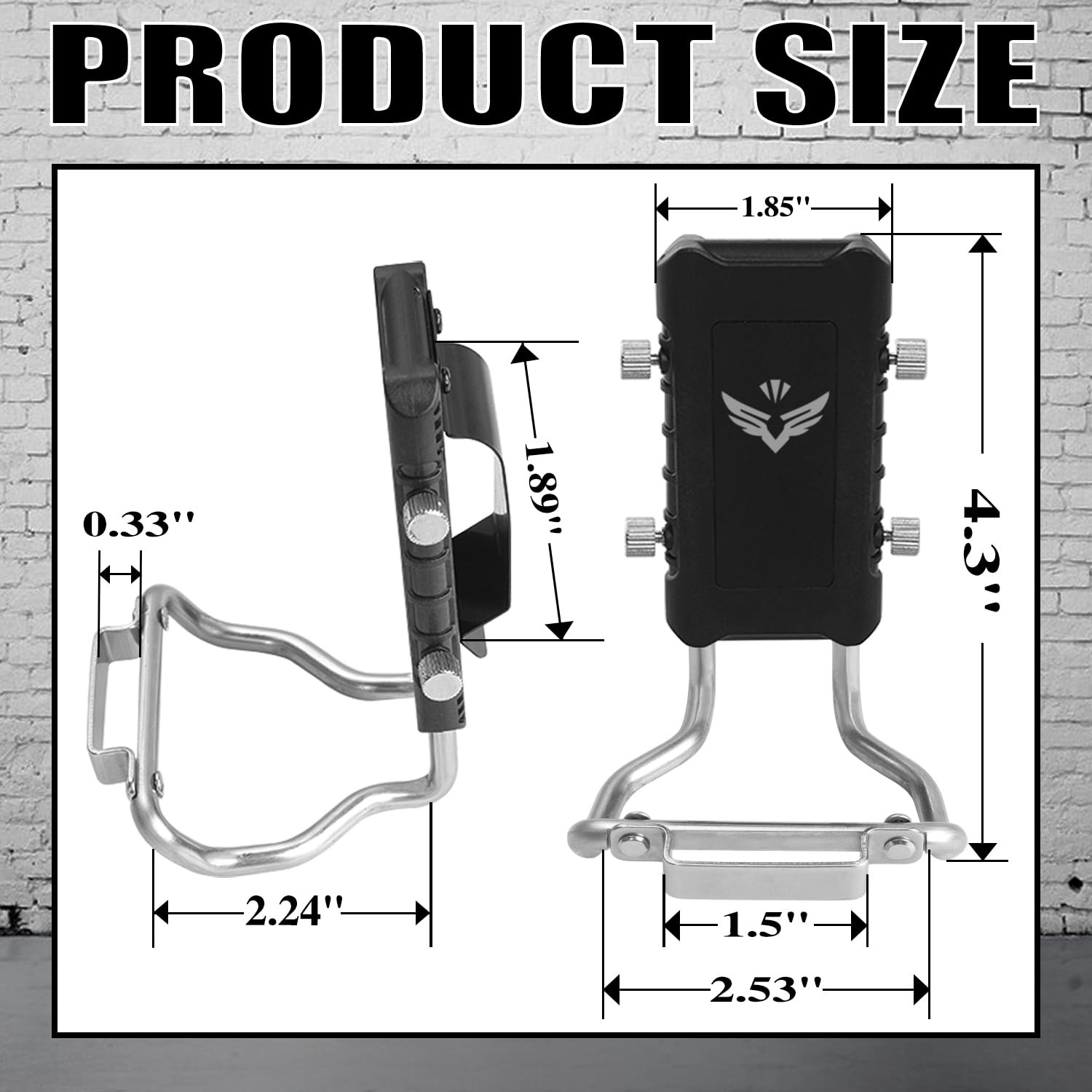 3 in 1 Magnetic Tool Holder, Drill Belt Clip Tape Measure Holder, Hammer Hold…
