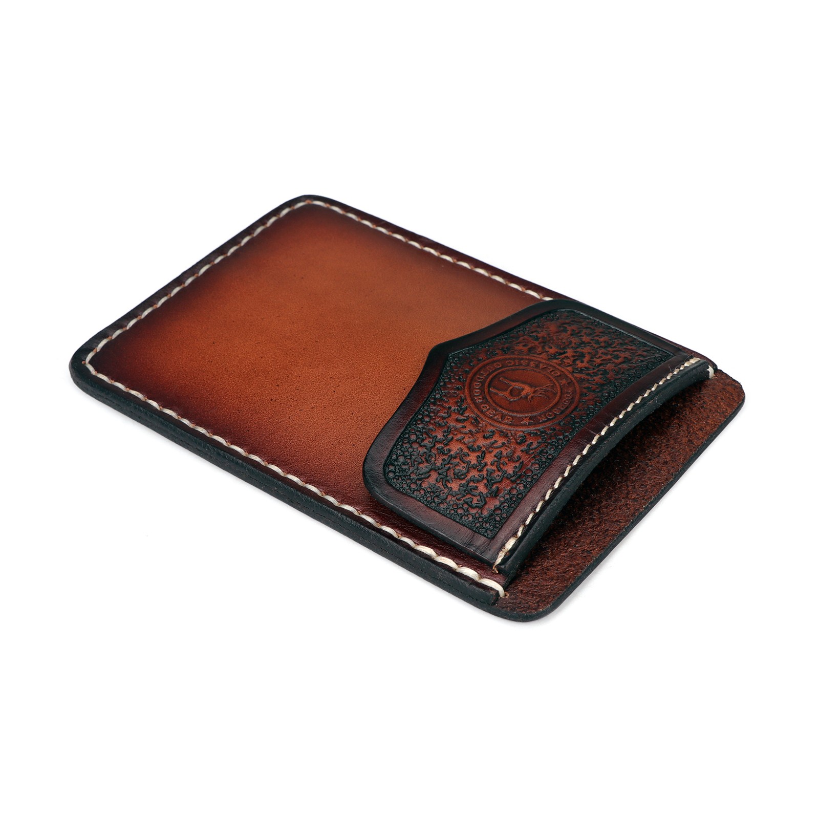 TOURBON Leather Shirt Pocket Pen Organizer Jacket Pouch Gift for Doctors Nurses