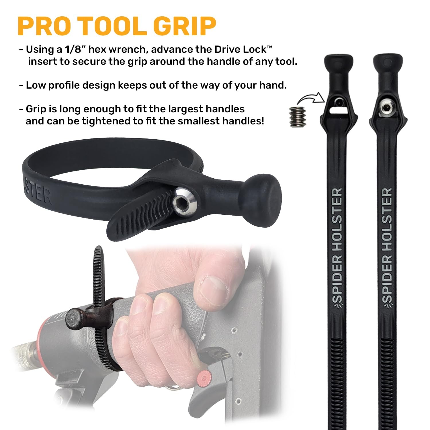 10 Piece Sports Quad Tool Kit With Holster Grips And Bitgrippers