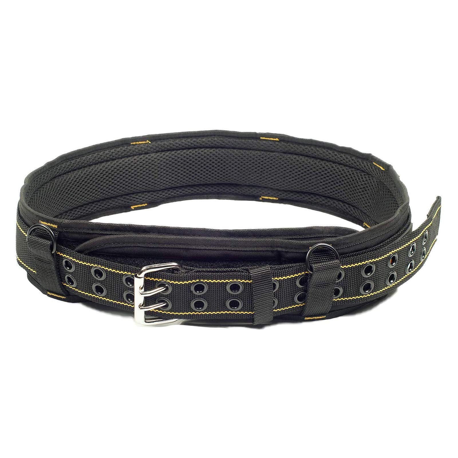 3 Inch Padded Tool Belt Heavy Duty Work Yellow Black Carpenter Construction