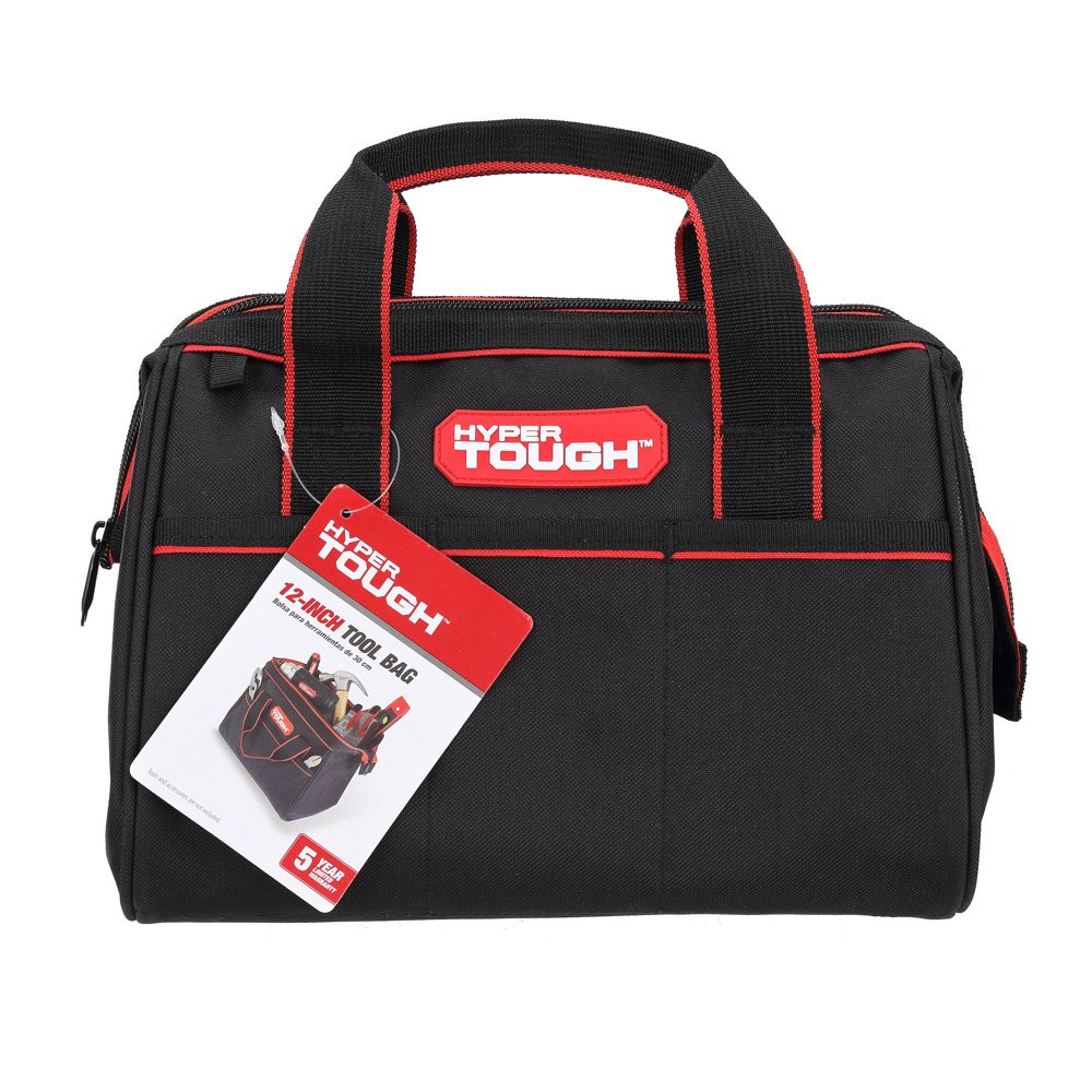 Polyester Tool Bag with Full-Length Zipper and Double Strap Carry Handle