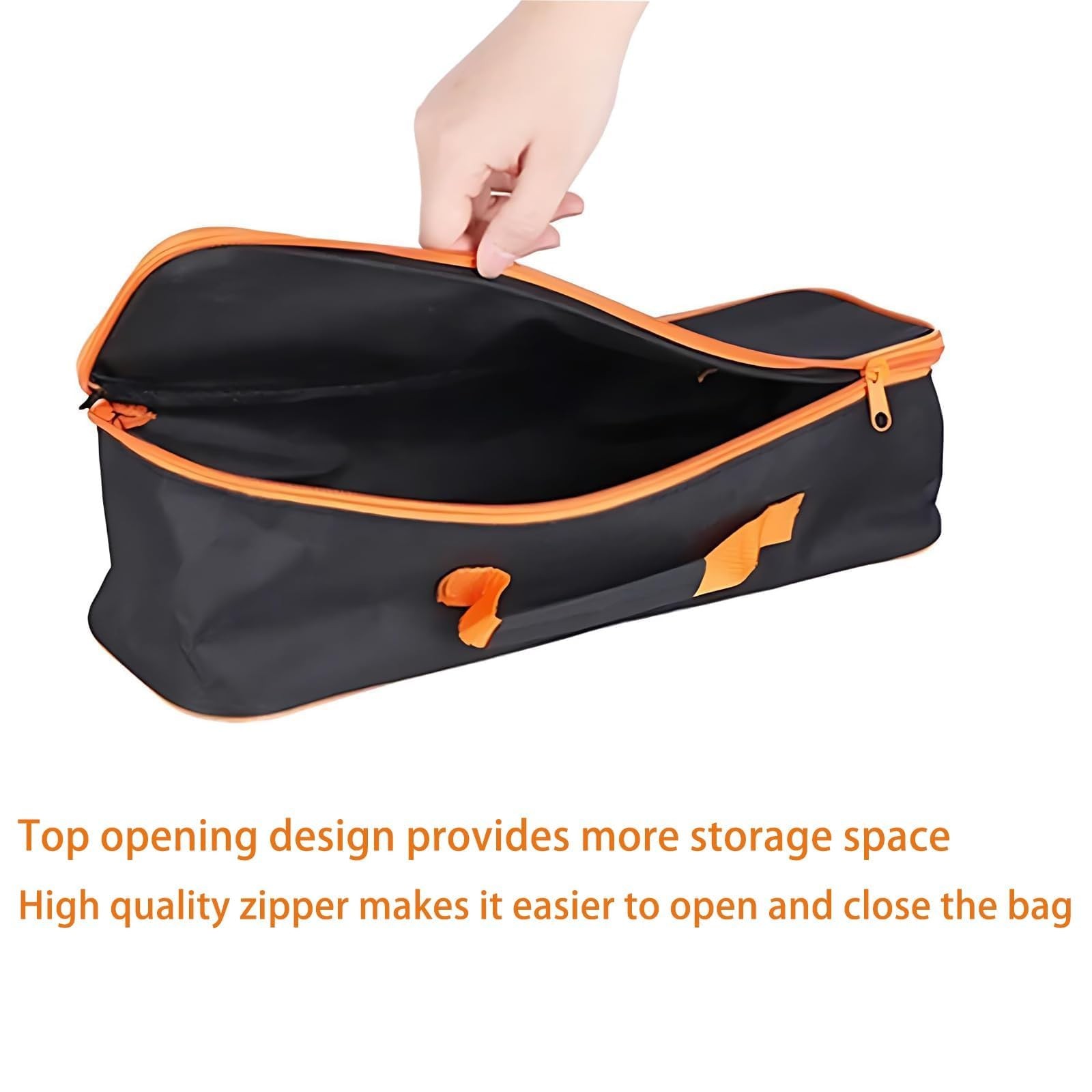 Open Top Tool Tote,Wide Mouth Open Power & Hand Tools Bags Organizer for Men …
