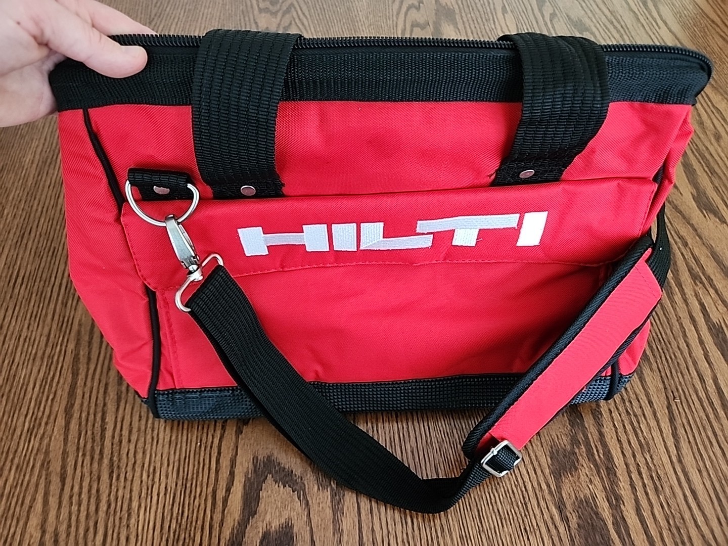 HILTI Heavy Duty Tool Bag Small Construction Tool Bag Red(Read Dis/See Flaw)