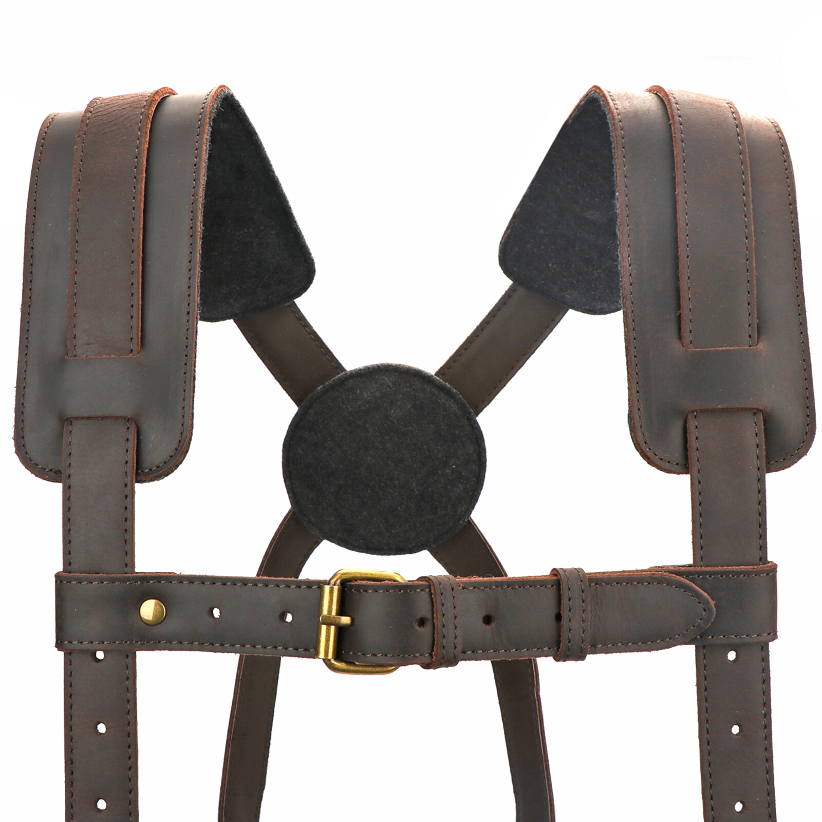 TOURBON Tool Belt Suspenders Carpenter Heavy Duty Chest Strap US-Special offer