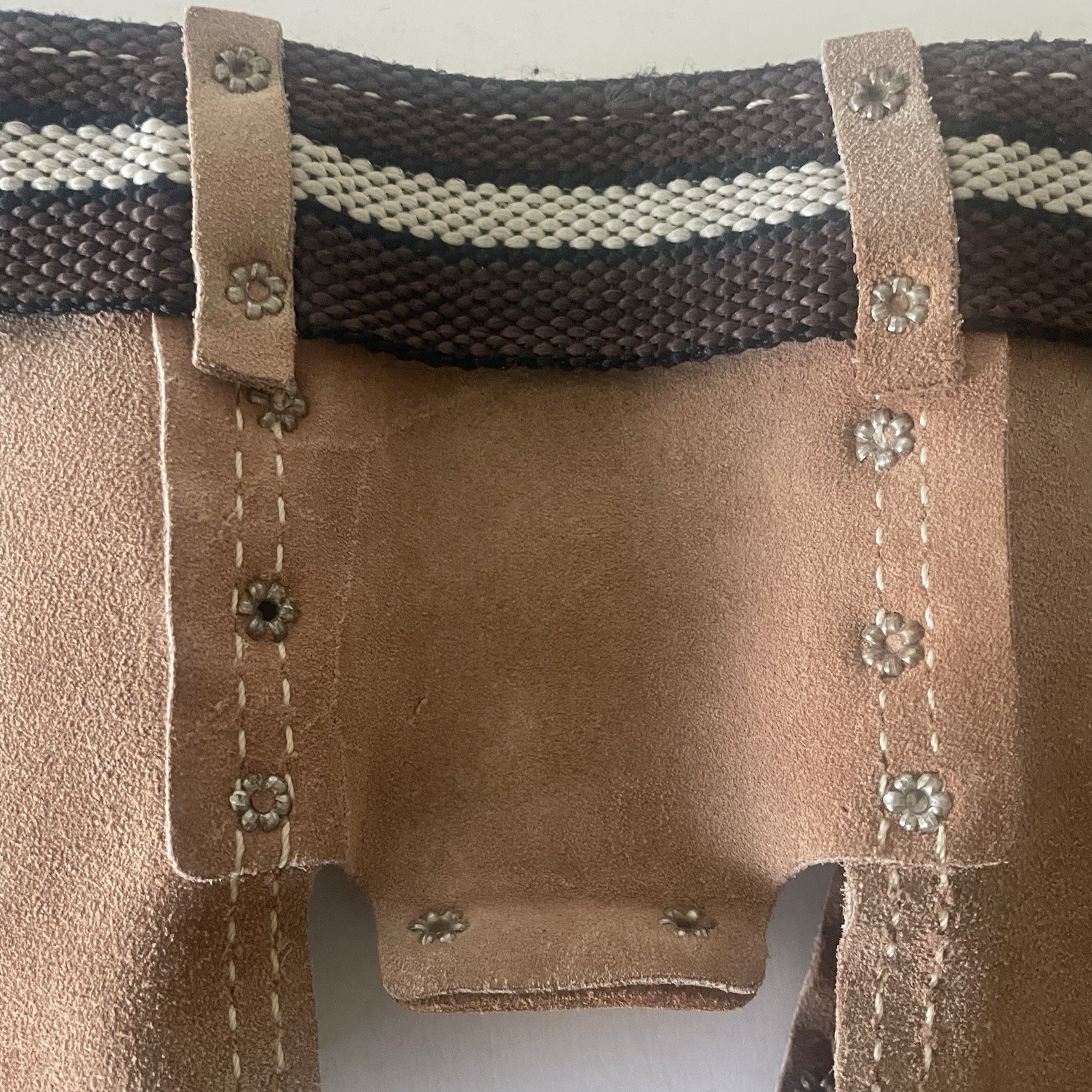 Nicholas Heavy Split Cowhide Leather Tool Belt Handyman 493X Pouch Carpenter USA