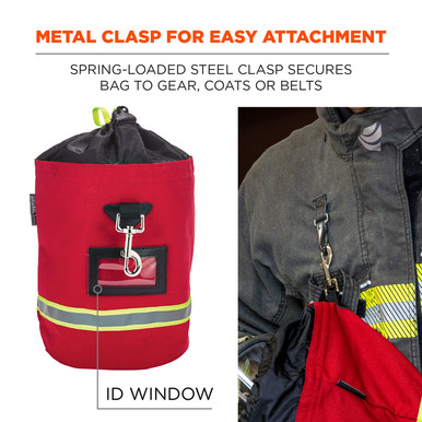 5080 Red Scba Mask Bag – Drawstring – 13080