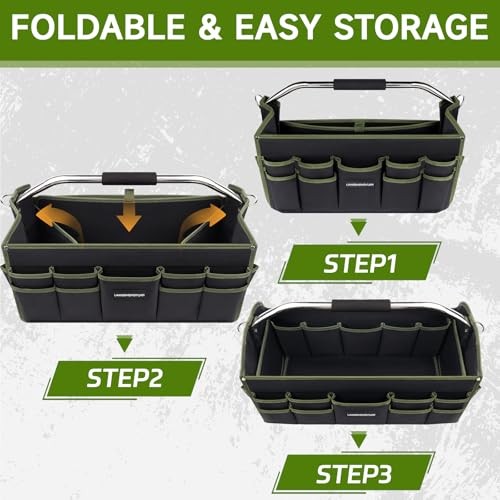 20In Electrician Tool Bag – Foldable – Heavy Duty – Open Top – 20IN