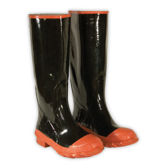 CLC Custom Leathercraft Rain Wear R21009 Red Sole and Toe Rubber Boot, Size 9