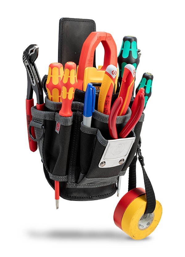 VETO PRO PAC MPMX Large Compact Leather-Backed | Multi-Meter | Tool Pouch