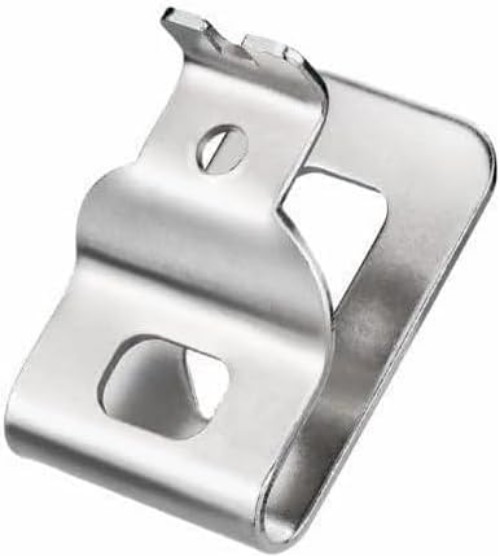 Stainless Steel Belt Clips for DeWalt 20V MAX Tools – 2pcs, Reliable & Durable