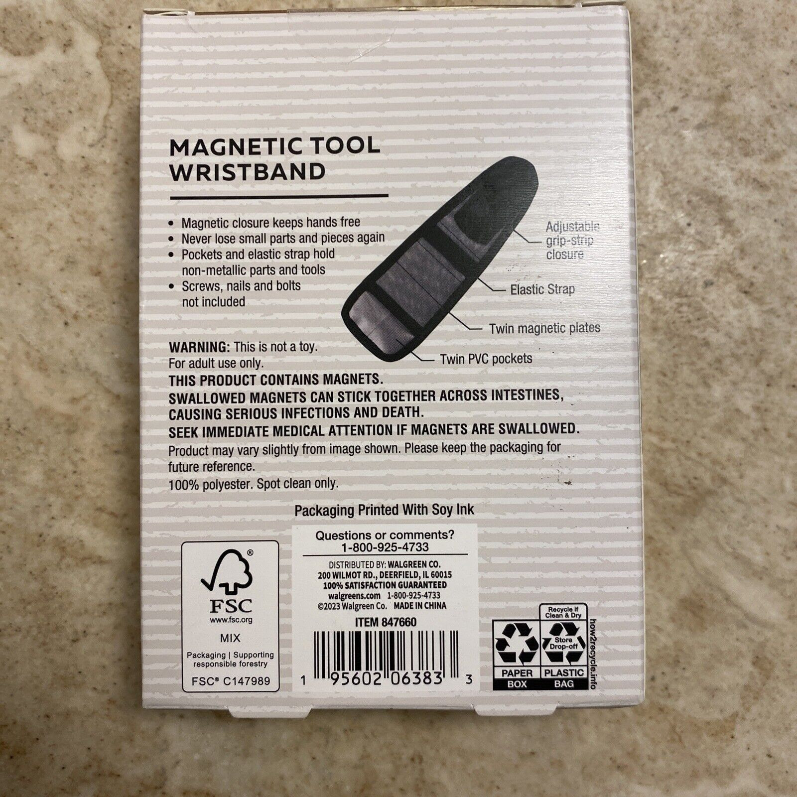 Modern Expressions Magnetic Tool Wristband