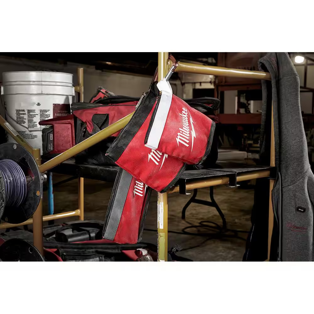 Milwaukee Tool Bags 3 Pack Zipper Pouches 14 8 6 in Red Durable Water Resistant