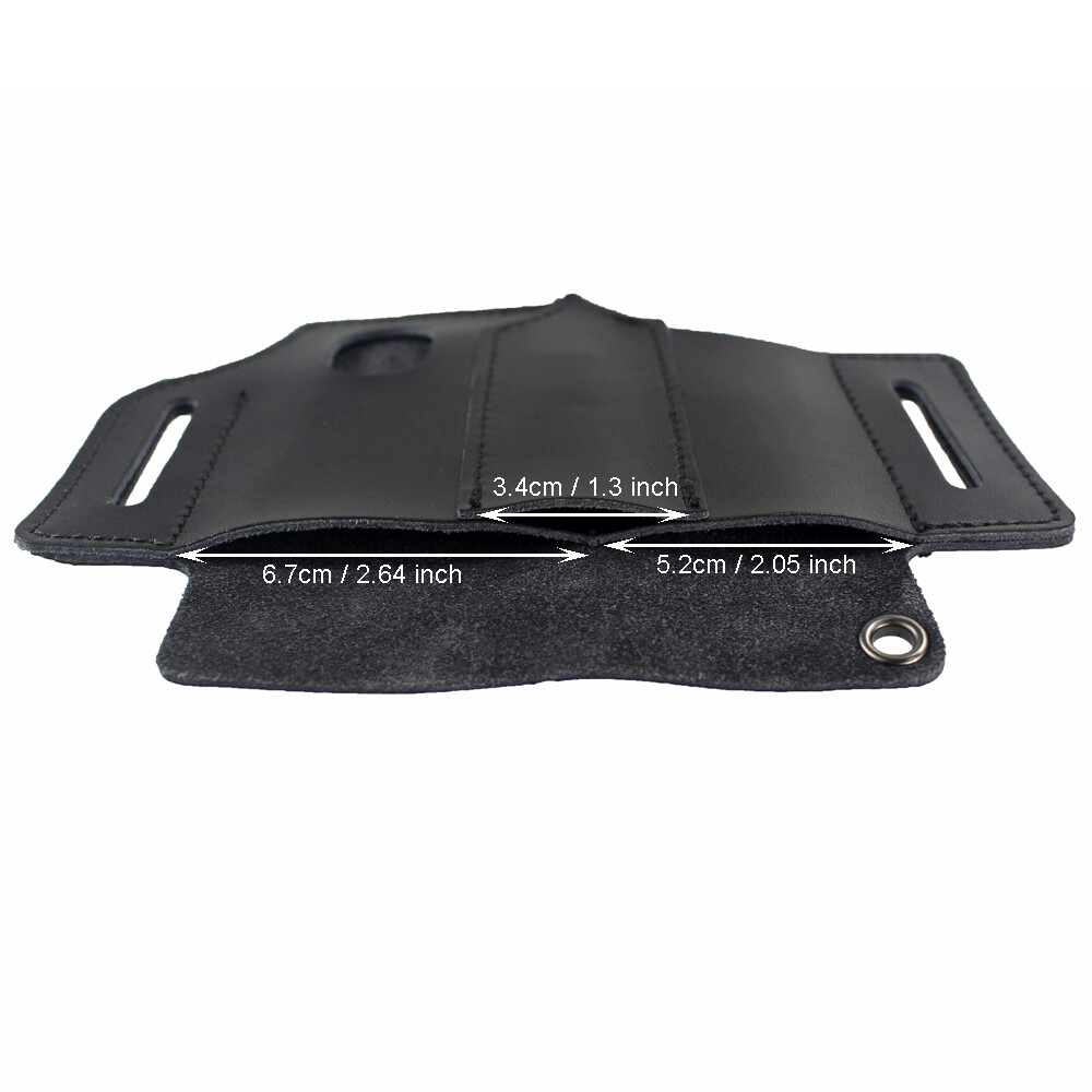Tactical Multi Tool Belt Leather Bag Portable Tool Storage Holster Waist Pocket