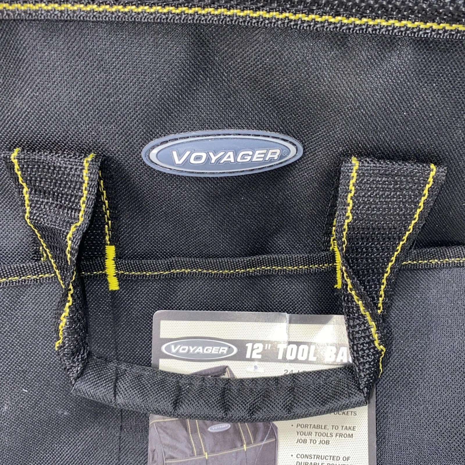 NEW Voyager 12″ Portable Tool Bag with 21 Pockets and 24 lb Capacity Tool Bag –