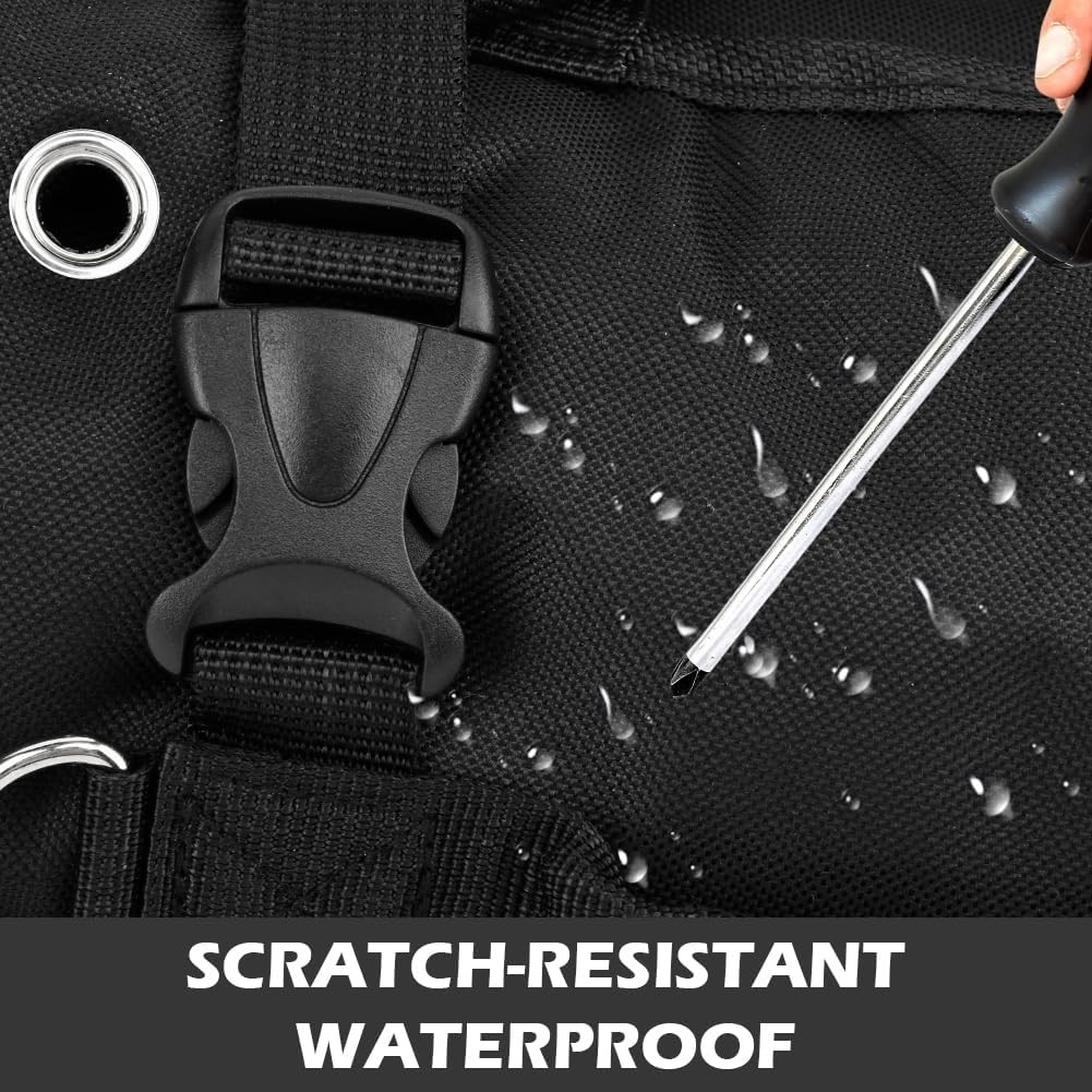 Heavy Duty Roll Up Tool Organizer for Mechanics RV & Motorcycle Storage Roll Bag