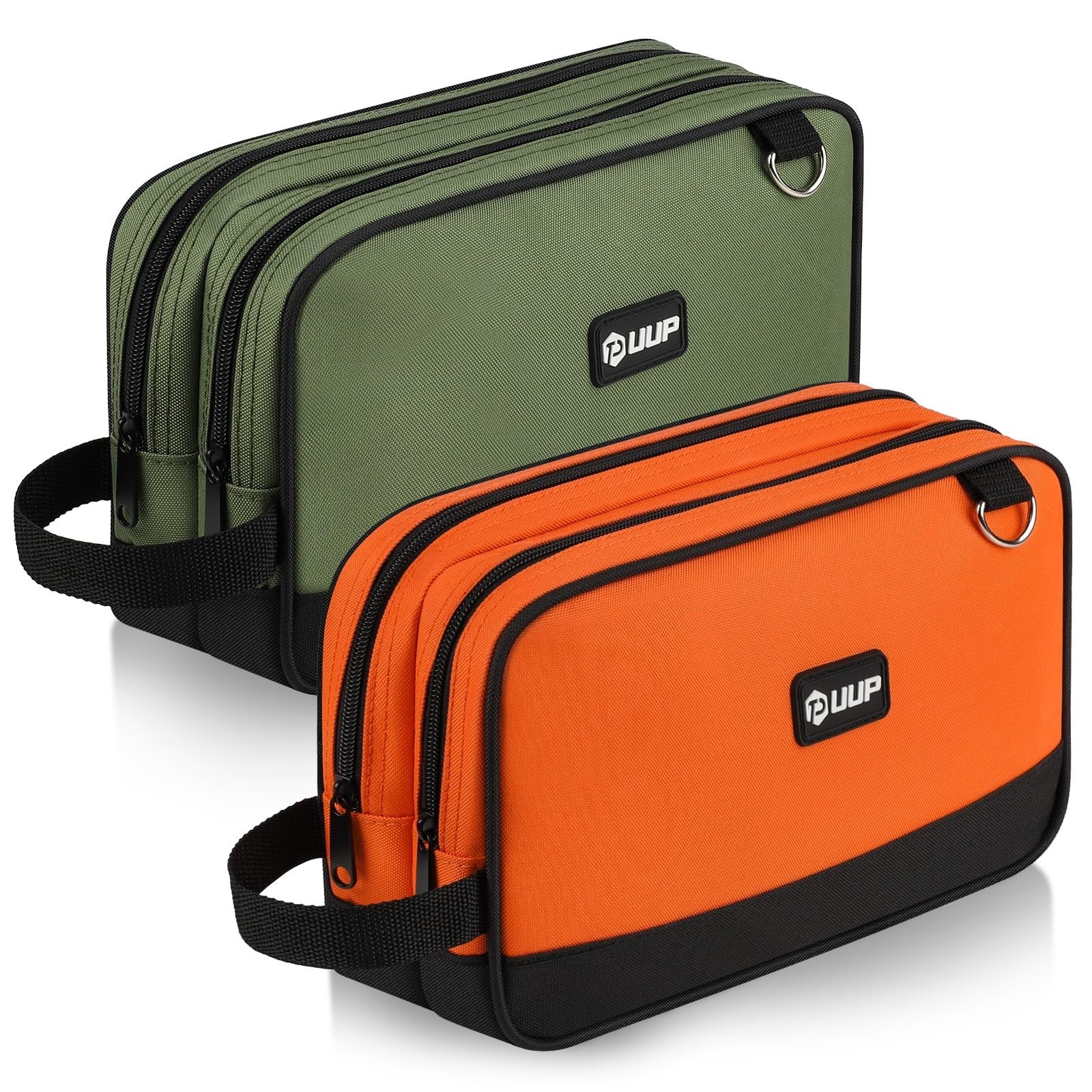 12″ Small Tool Bag 2 Pack – Zipper Pouch, 2 Compartments, Utility Organizer, Car