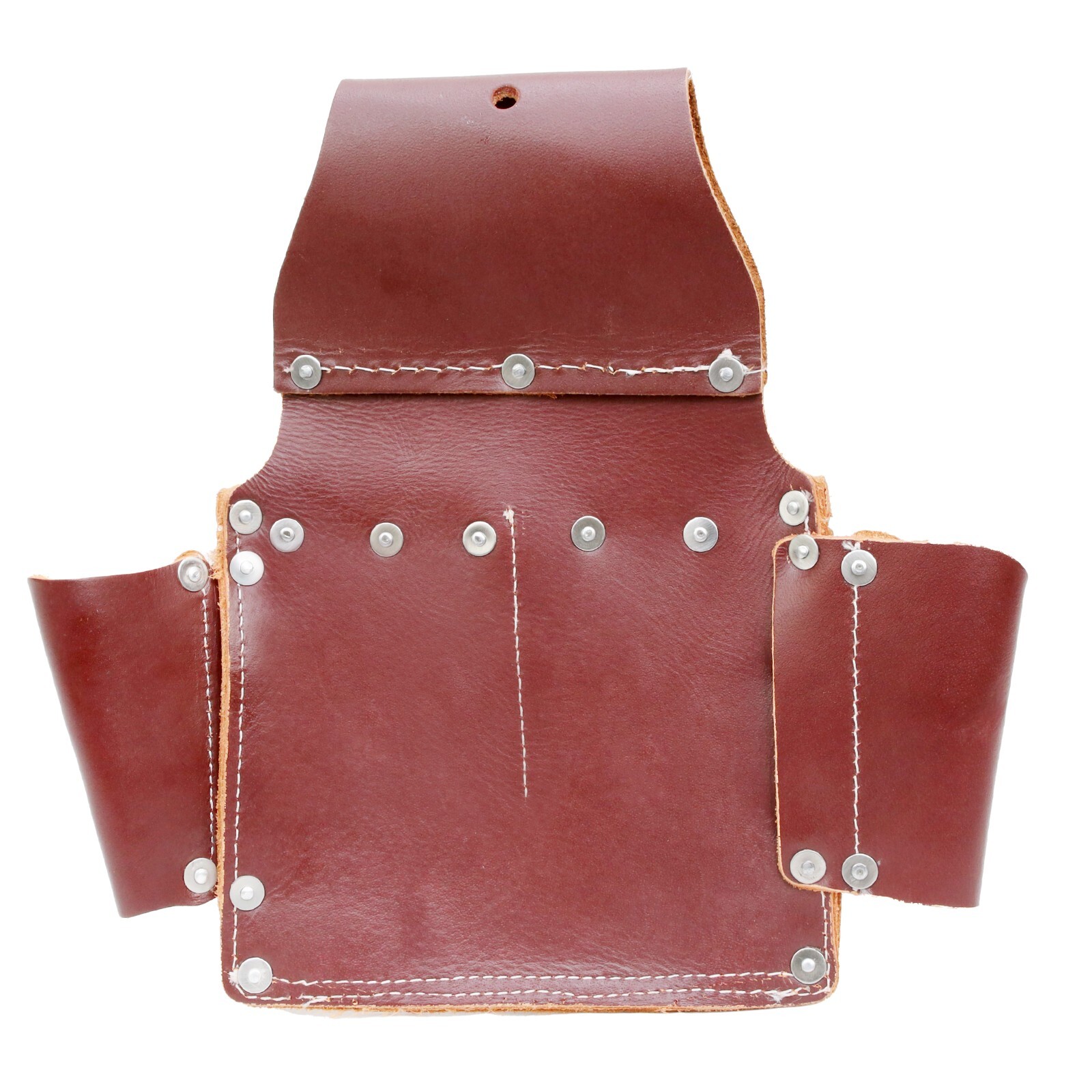 Electrician Pouch, Leather Electrician Tool Belt Pouch, 8 Pockets Pouch for Men