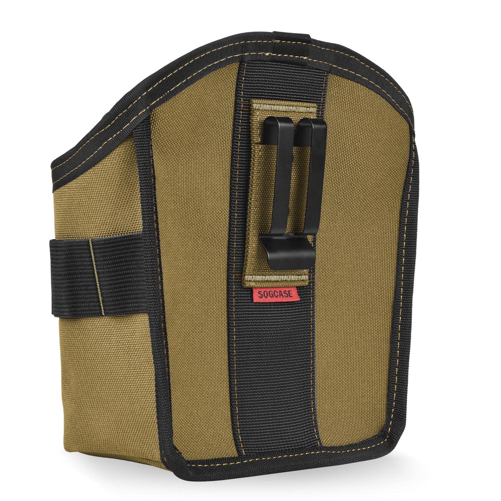 Tool Pouch Nails Screws Bag with Belt Clip XL Khaki
