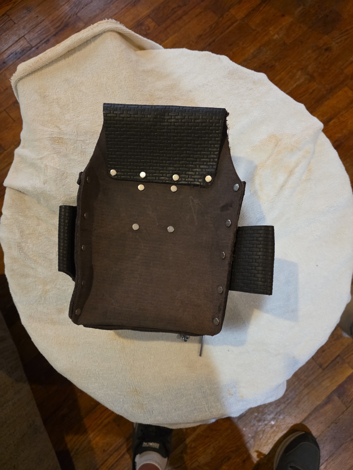 Heavy-Duty Electricians Tool Belt – 13-Pocket Top-Grain Leather Pouch