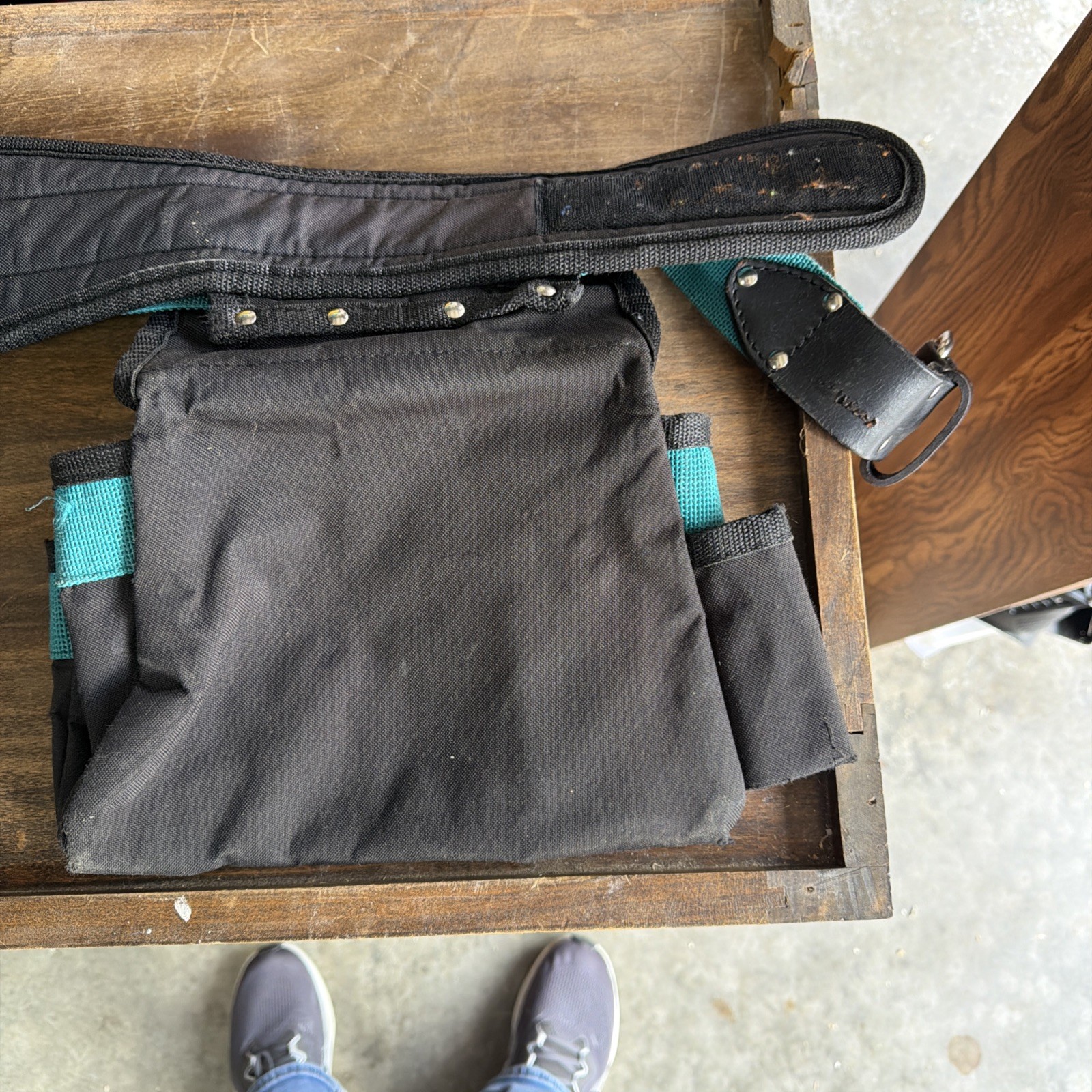 Makita Tool Belt With Back Support Strap 5 Pouch Hammer Loop Drill Clip 845012-A