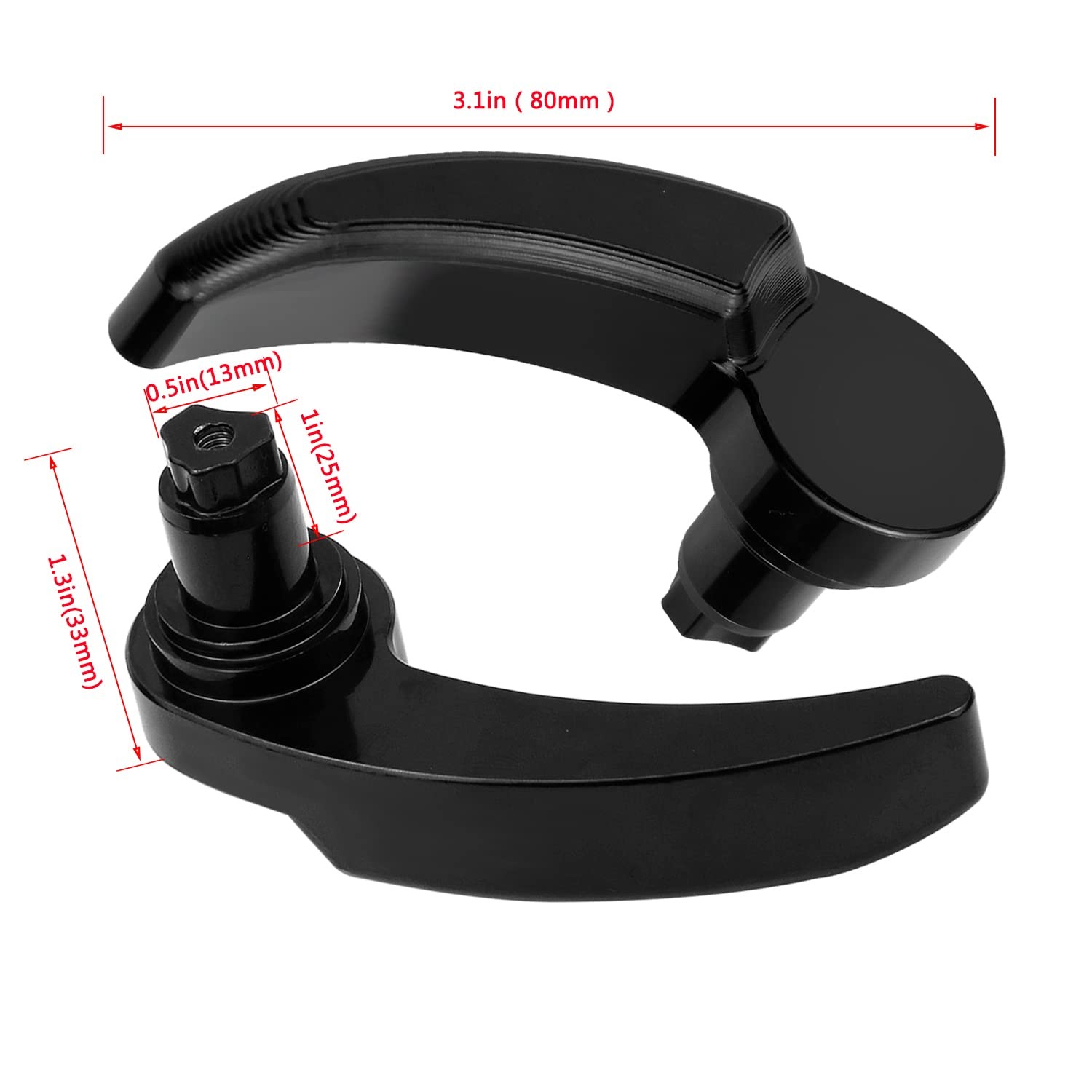 Saddlebag Motorcycle Saddle Bag Latch Kit Lifter Handle Lever for 2014-2021 H…