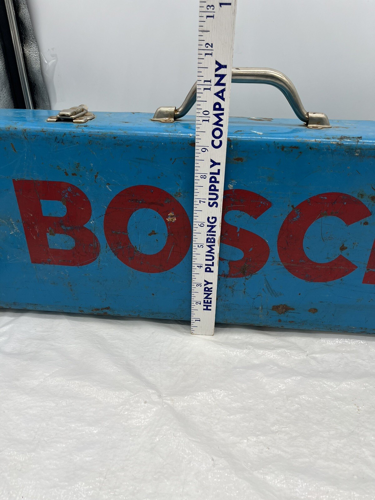 Vintage BOSCH Reciprocating Saw CASE ONLY Metal Box w/Handle & Clasps