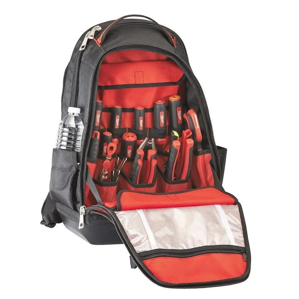 Milwaukee 48-22-8200 Jobsite Backpack 35 pockets for Tools Laptop sleeve holds