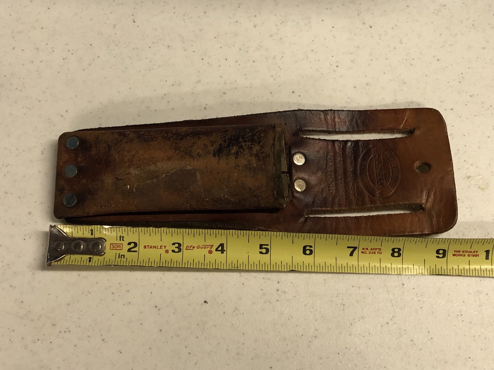 Nicholas Utility Knife Lined Sheath 453R Construction Pouch