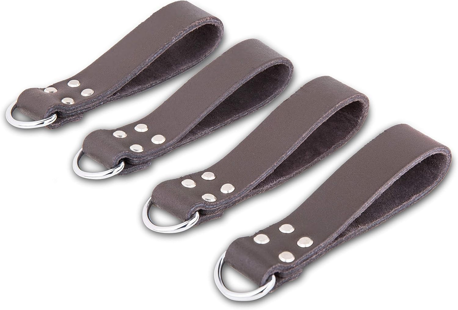 Heavy Duty Leather Tool Belt Connectors 4 Pack Suspender Loop Hooks Accessories