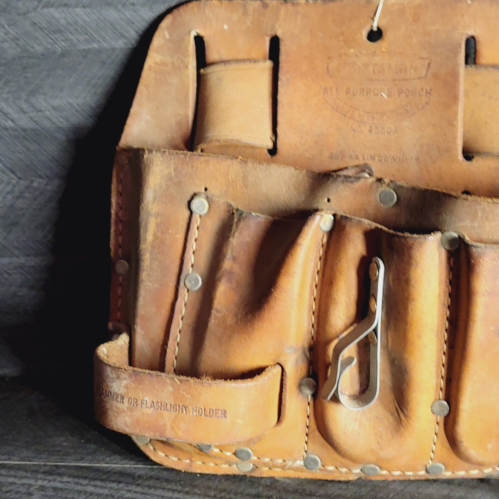 Vintage 45805 CRAFTSMAN ALL PURPOSE POUCH Leather