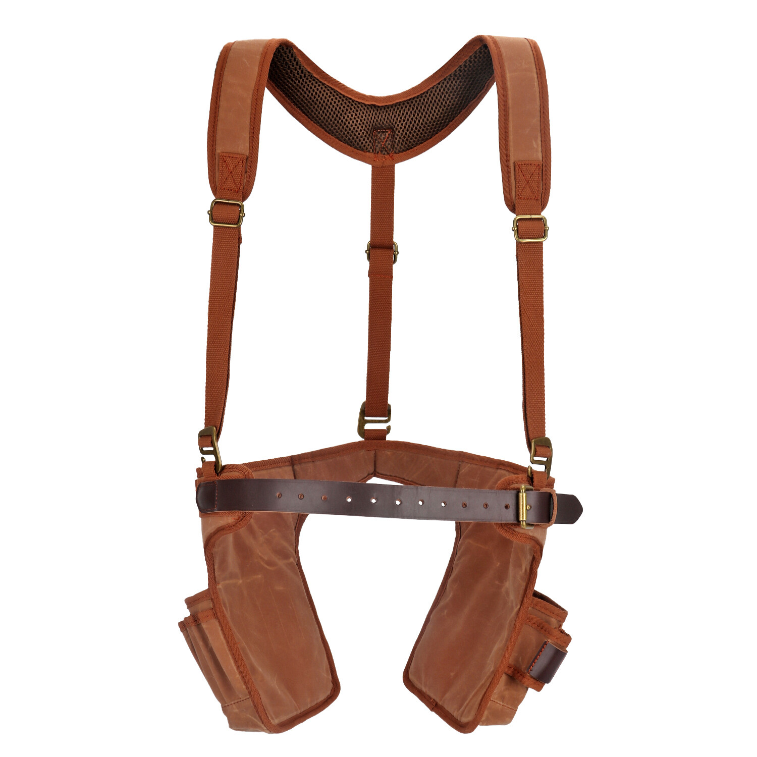 TOURBON Work Tool Belt Suspender Drill Pouch Electricians Carpenter Harness Vest