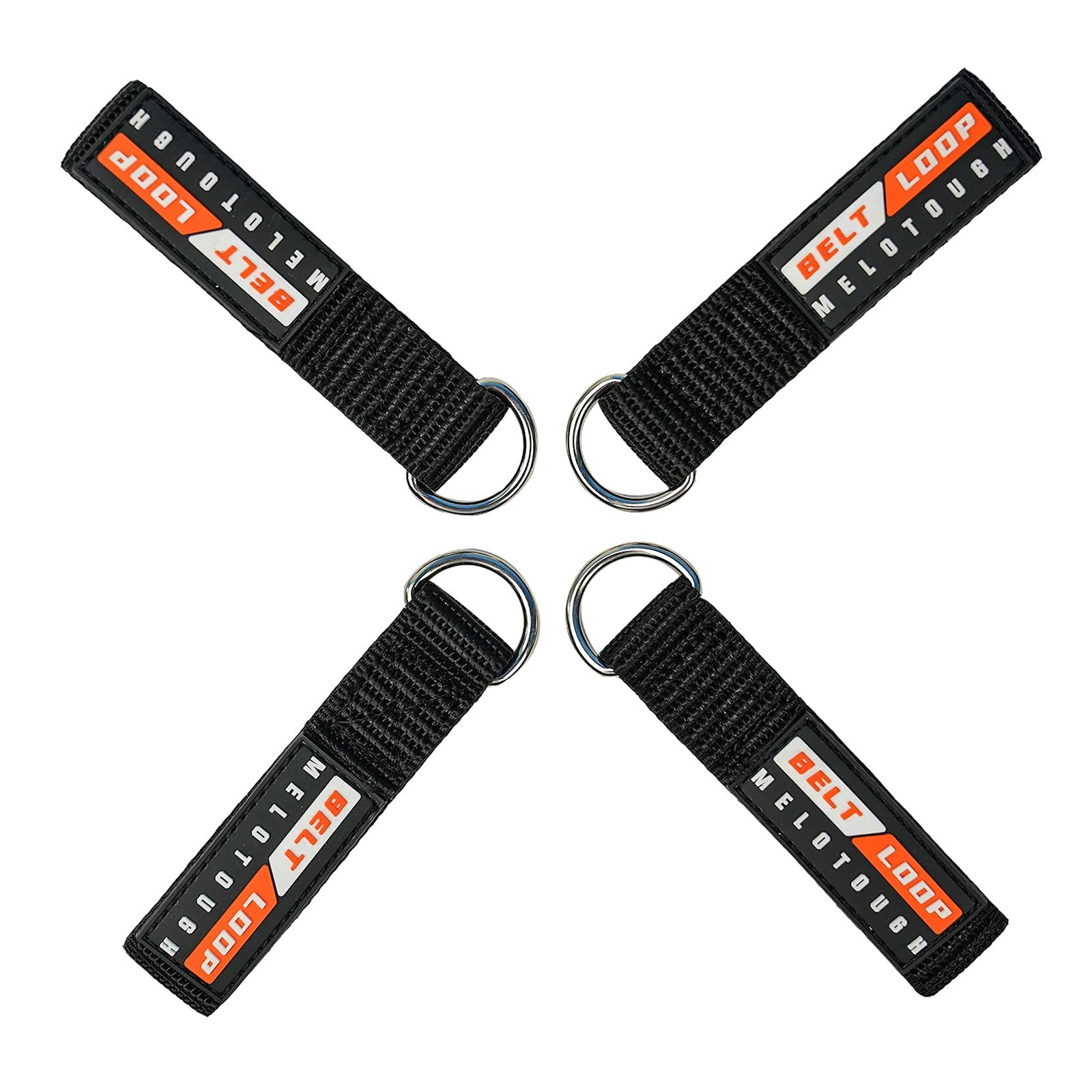 Heavy Duty Suspenders Loop Attachment for 2.25-2.5″ Belts, 4 Pack
