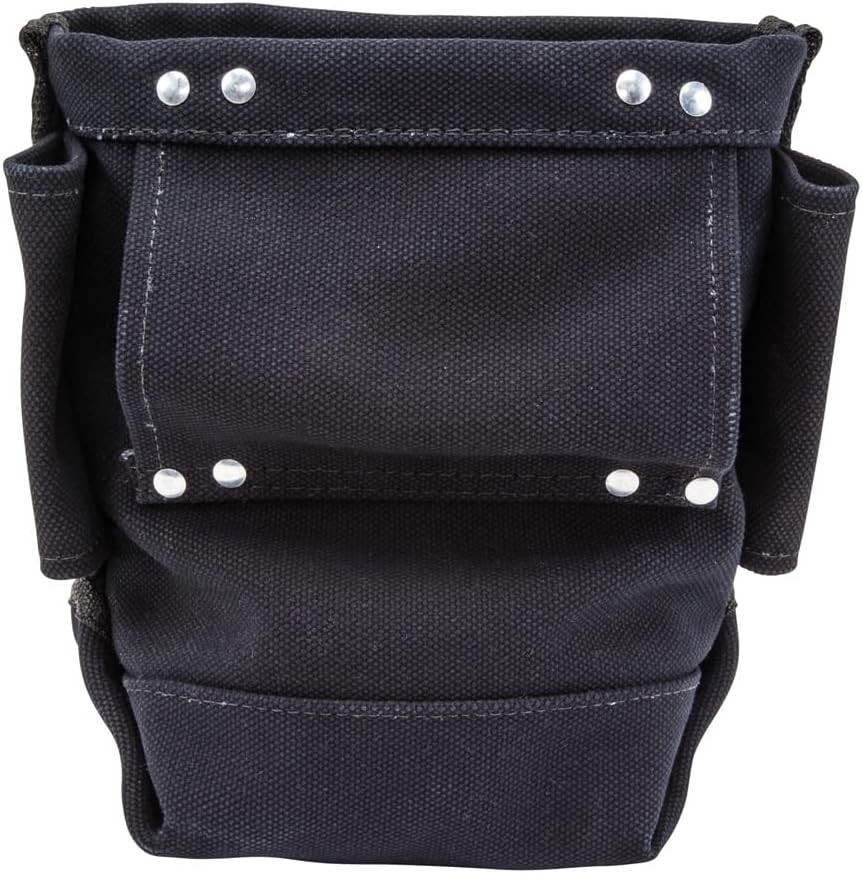 Durable Flame-Resistant Canvas Bolt Bag, 5x10x9-Inch with Tunnel Loop Connection