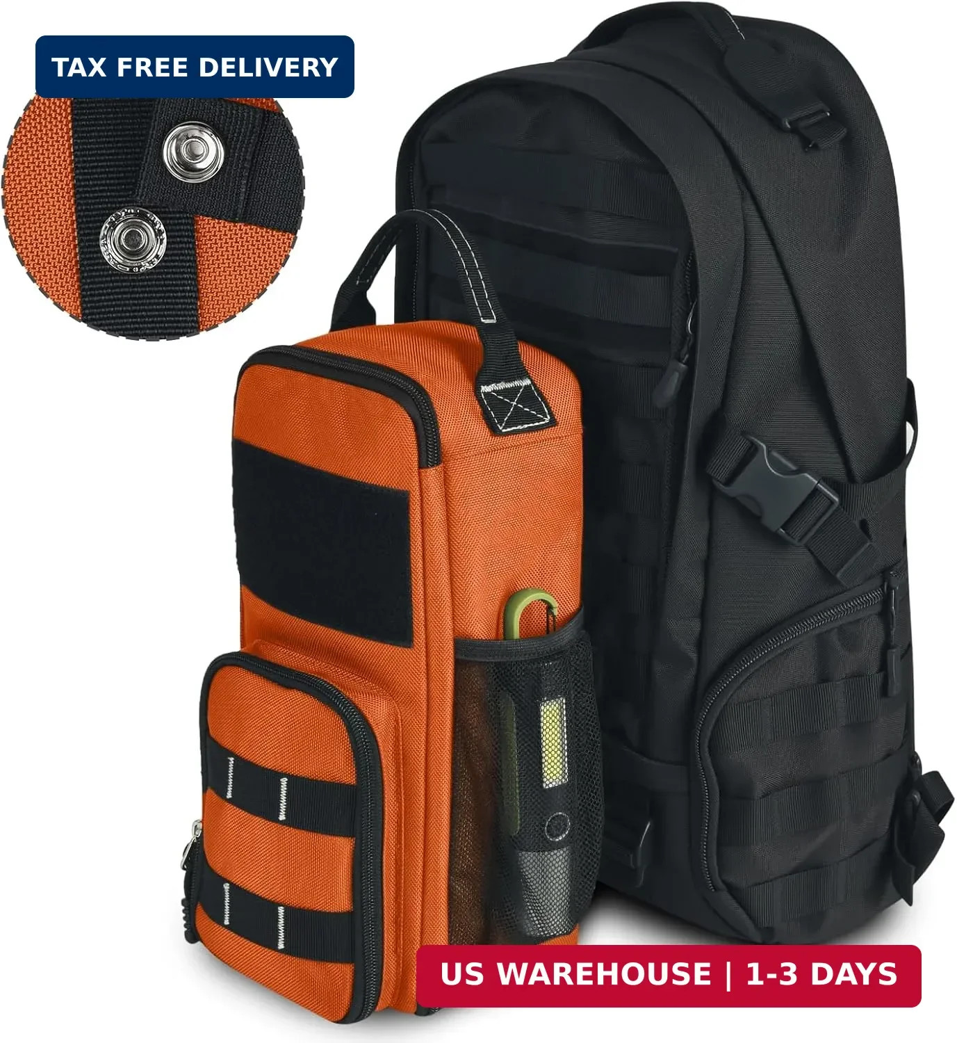 LAKE OF FIRE 12.6″ Small Tool Bag Pouch for Men with Multiple Pockets, Waterproo