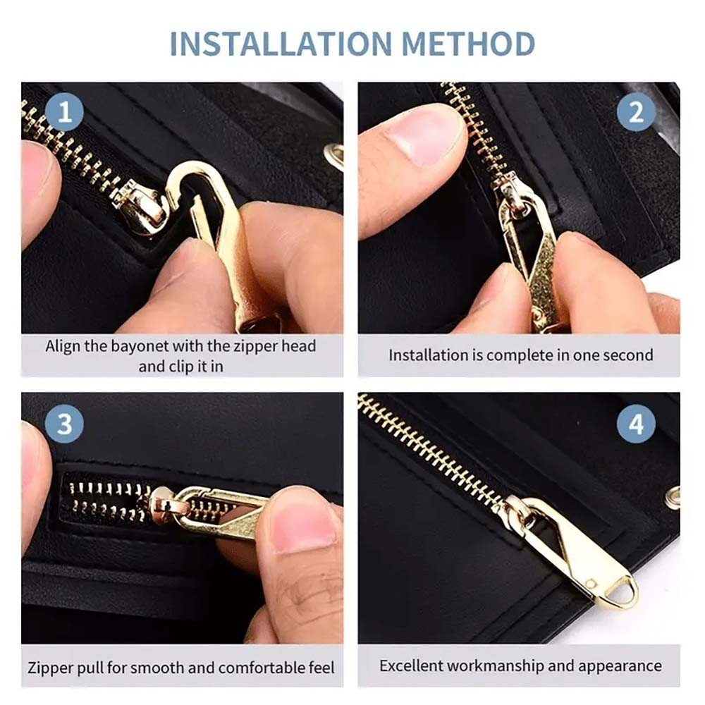 Portable Compact 5PCS Zipper Puller Replacement Suitable for On-The-Go Repairs