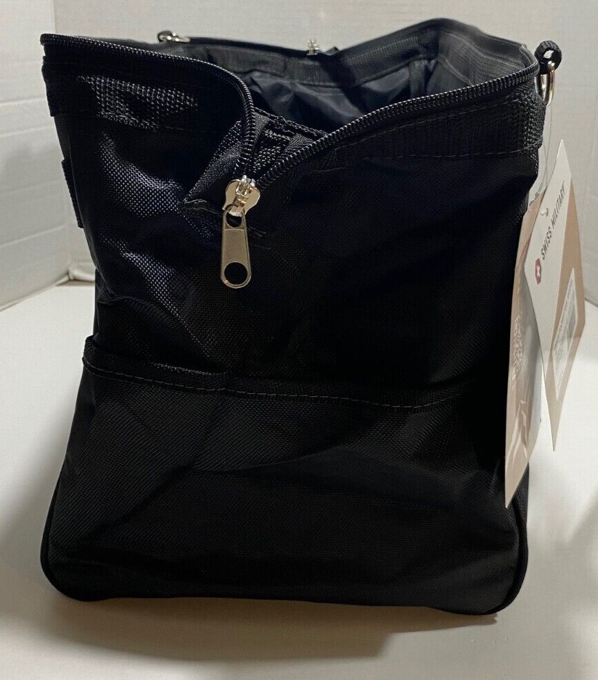 Swiss Military 16″ Multi Pocket Tool Satchel, Black