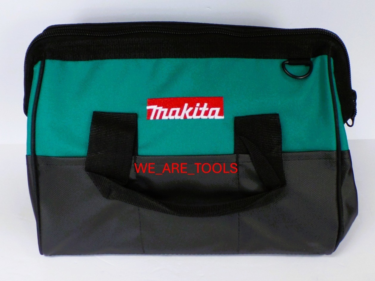 4) Makita 14″x 9″ x 11 Tool Bags/Case 8 Pockets Fr 18V Drill, Saw 18 Volt Strap